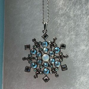 Touchstone Crystal snowflake necklace